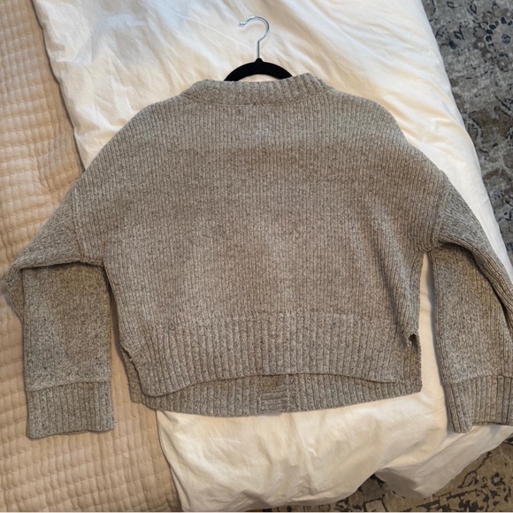 Abercrombie & Fitch Light Gray Women's Cardigan - Picture 4 of 4